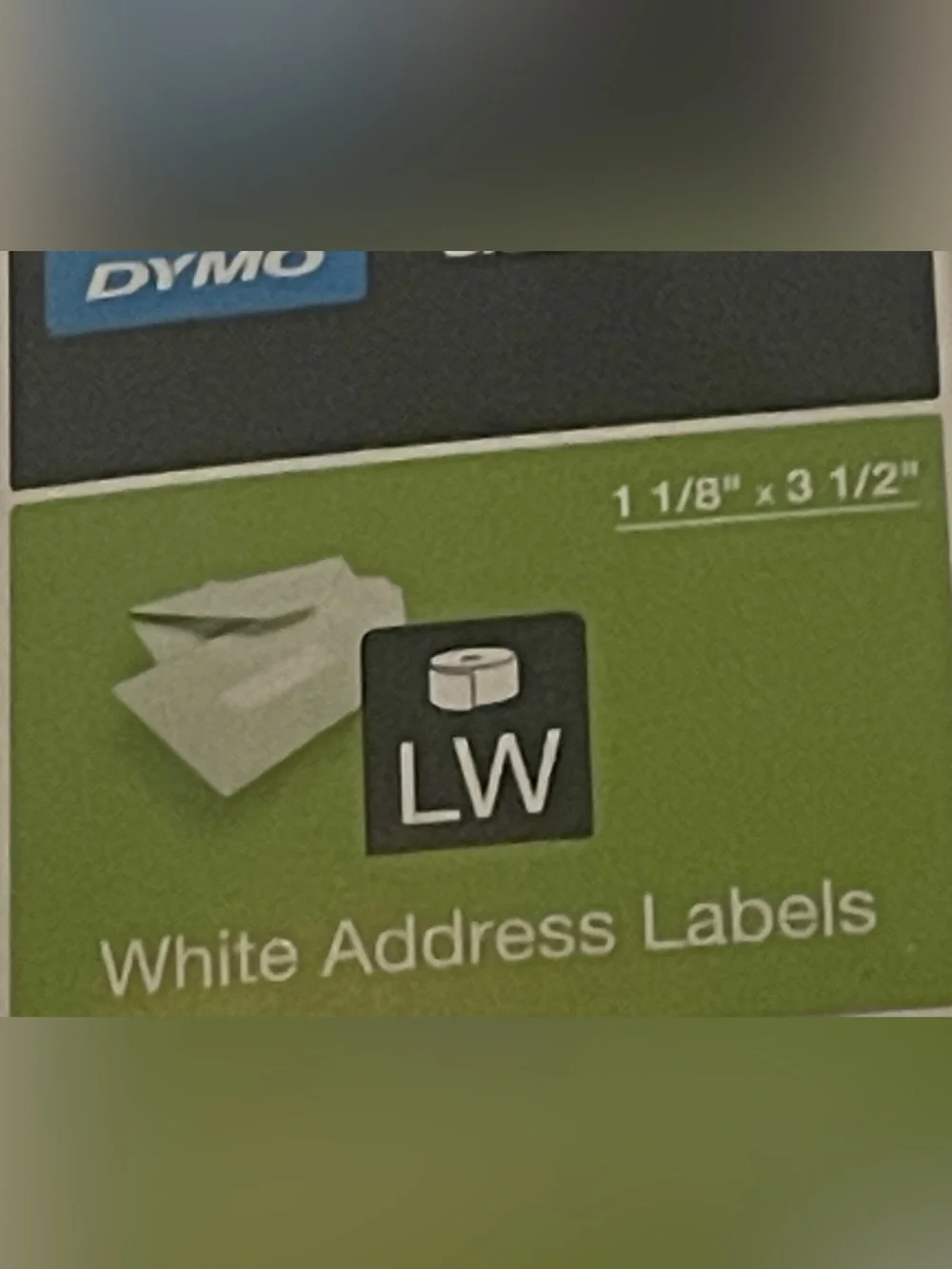 LW White Address Label Roll Sticker, 520 total labels, 260 per roll
